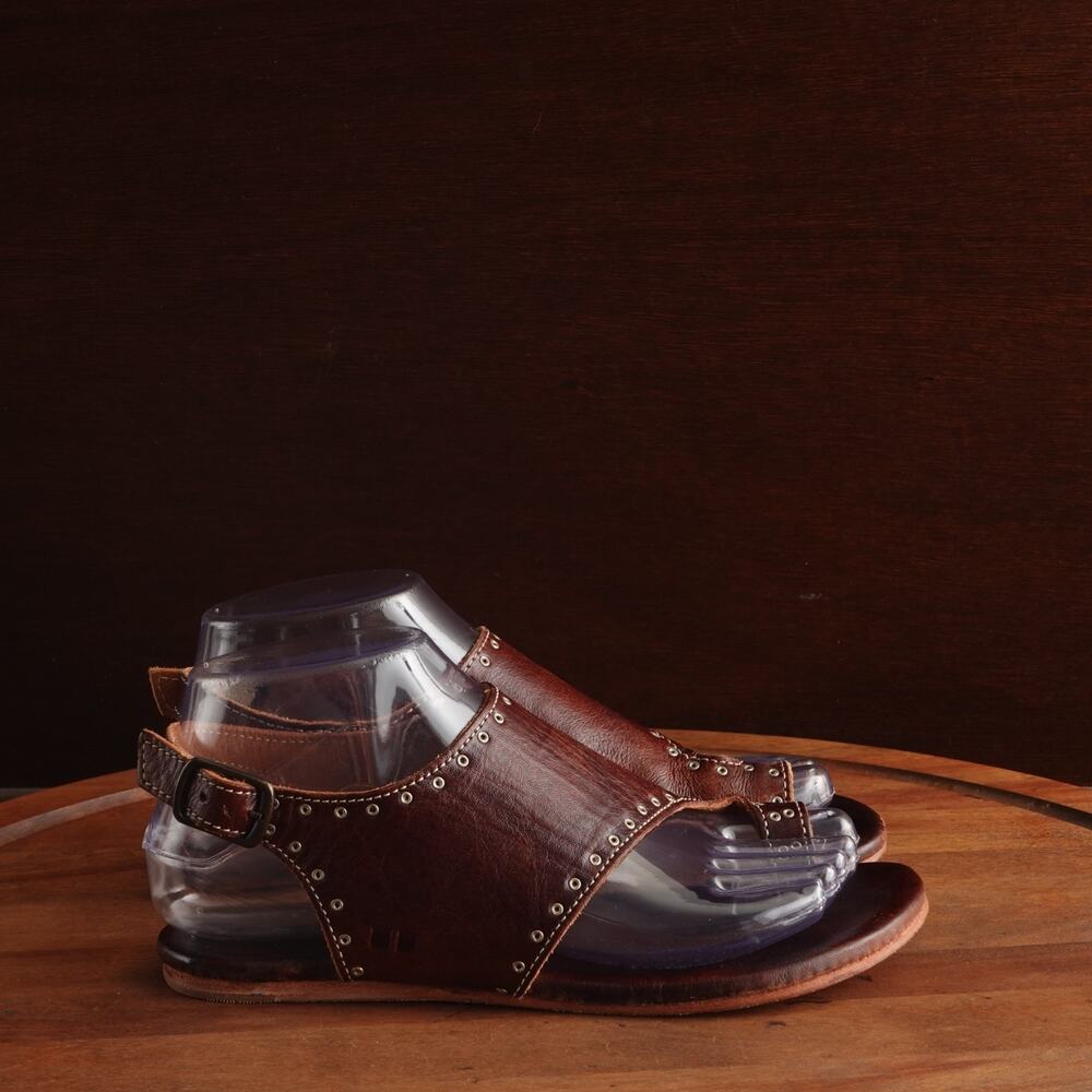 Bed Stu Sandals WMS SZ 6 Brown Misha Leather Boho Western Festival Coastal Shoes